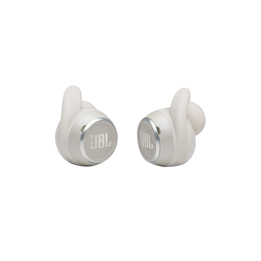 JBL Reflect Mini NC - White - Waterproof true wireless Noise Cancelling sport earbuds - Detailshot 1 image number null